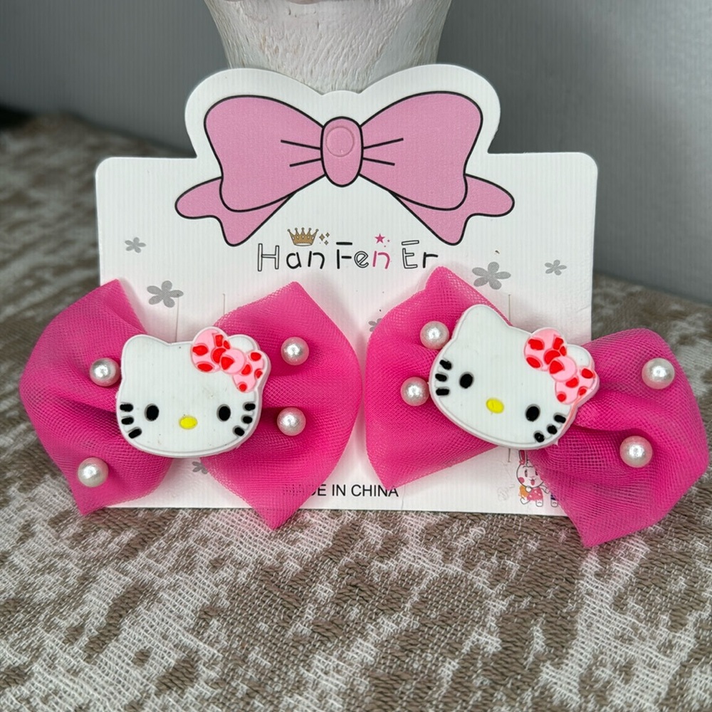 Hello Kitty Hair Clips